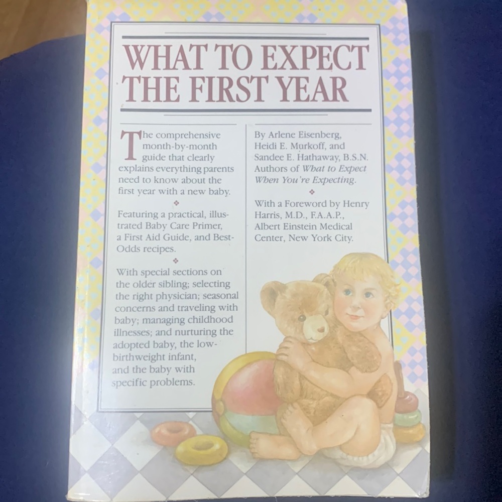 What to expect when your expecting the first year book